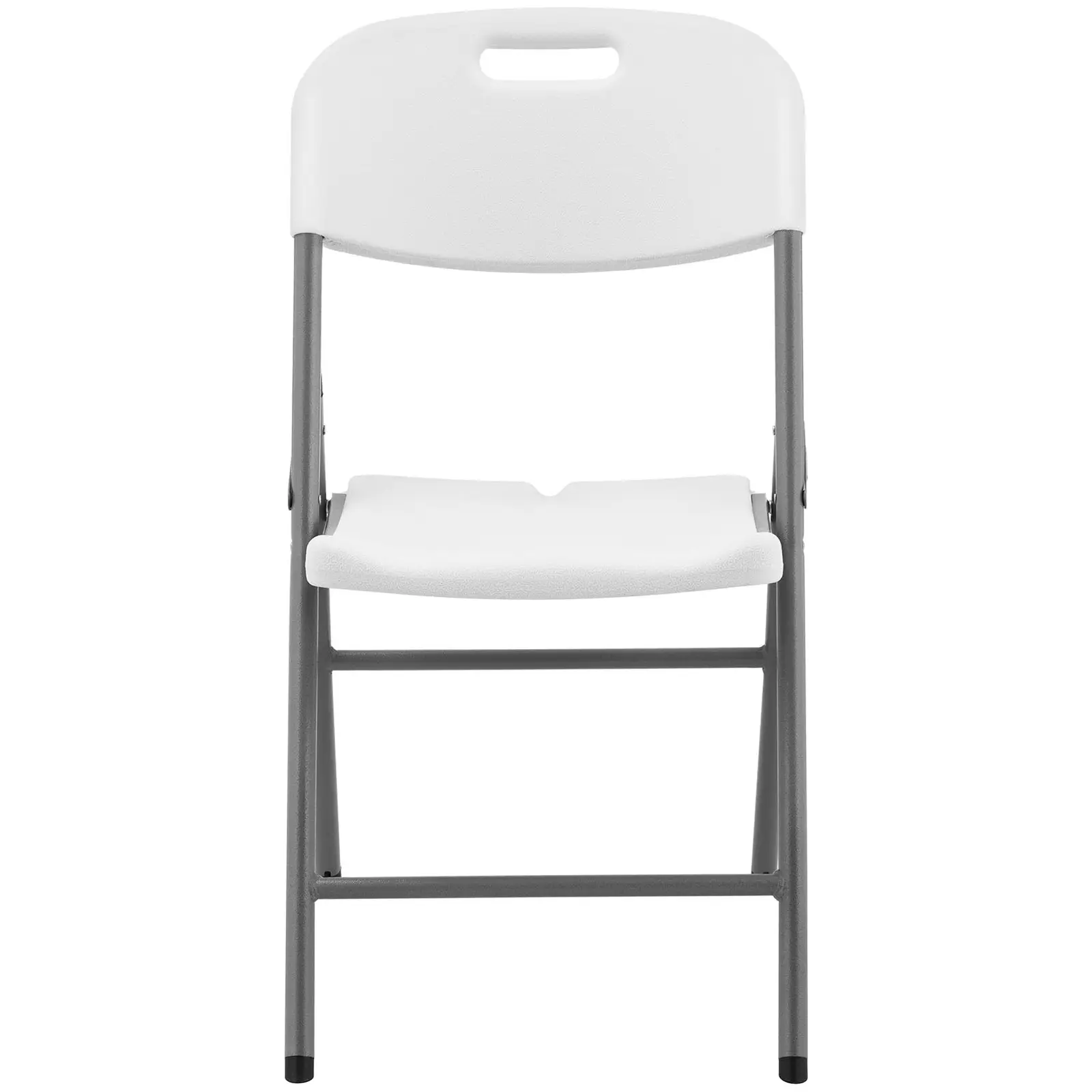 Sklopive stolice - set od 4 - Royal Catering - 180 kg - površina sjedala: 40 x 38 cm - bijela