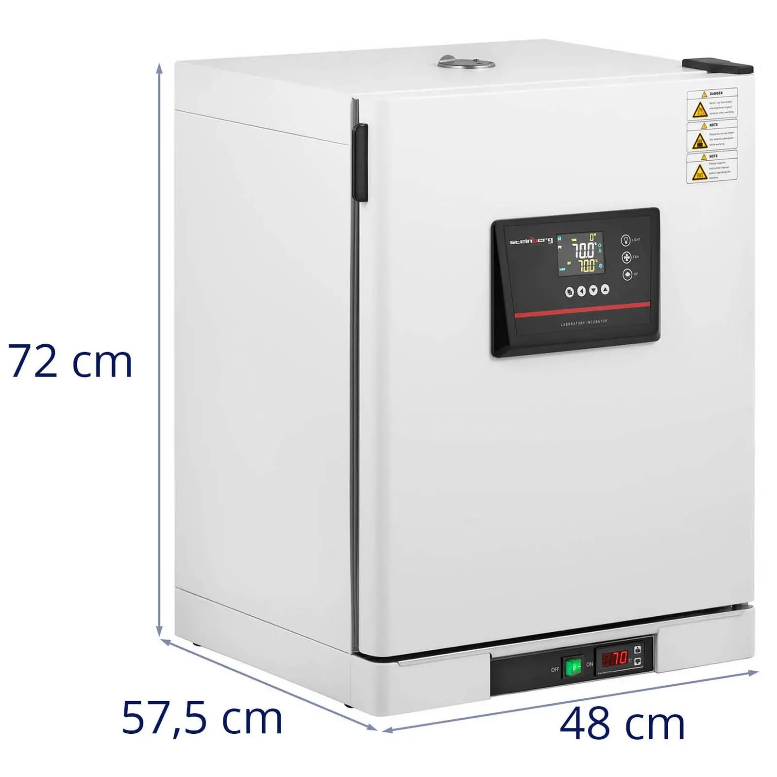 Laboratorijski inkubator - do 70 °C - 65 l - cirkulacija zraka