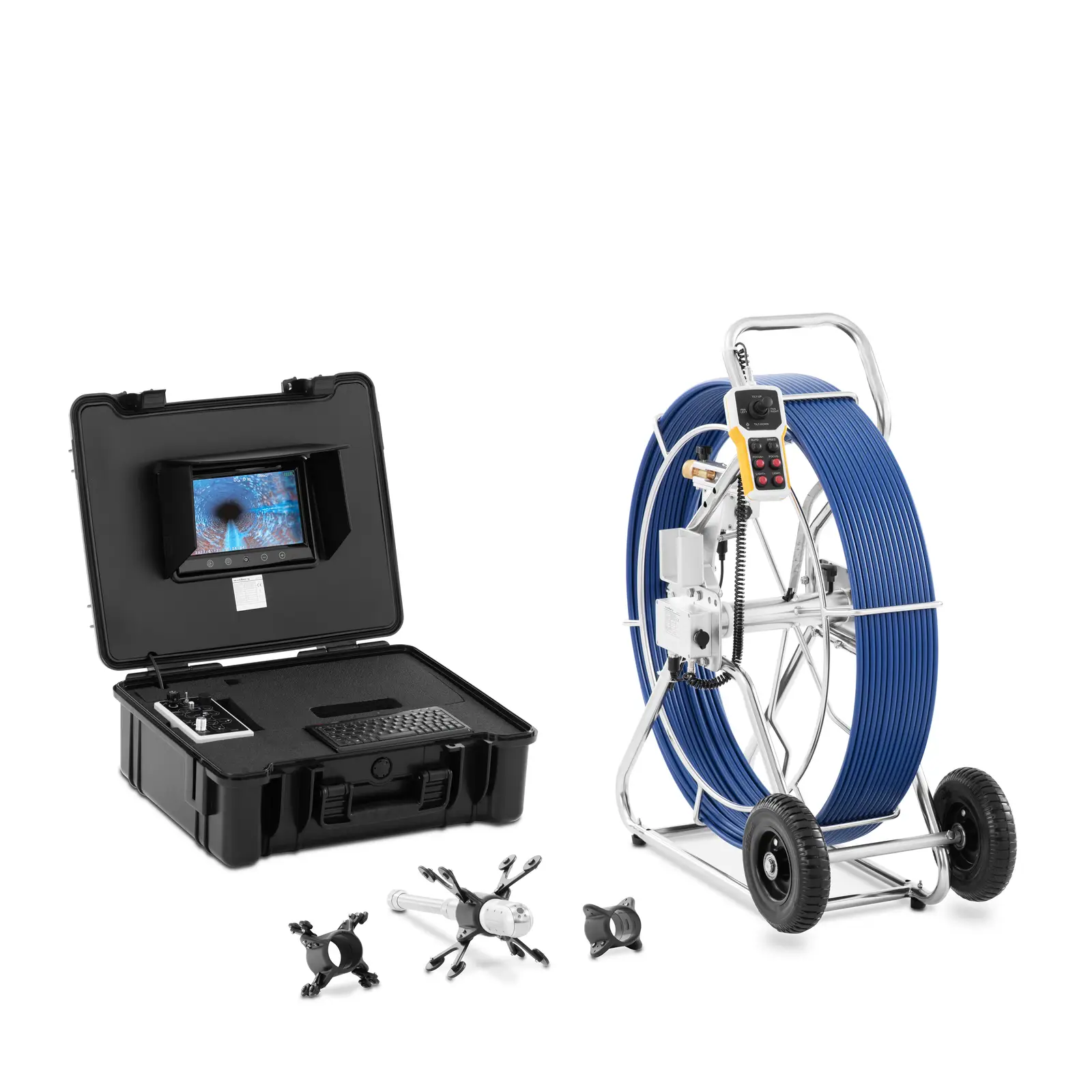 Endoskopska kamera - 60 m - 6 LED dioda - 9" TFT zaslon u boji