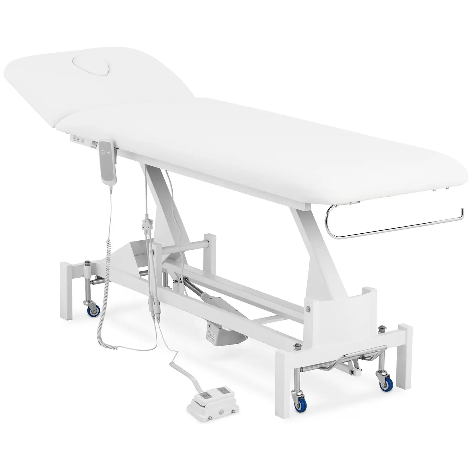 Električni stol za masažu - 50 W - 200 kg - Bijela