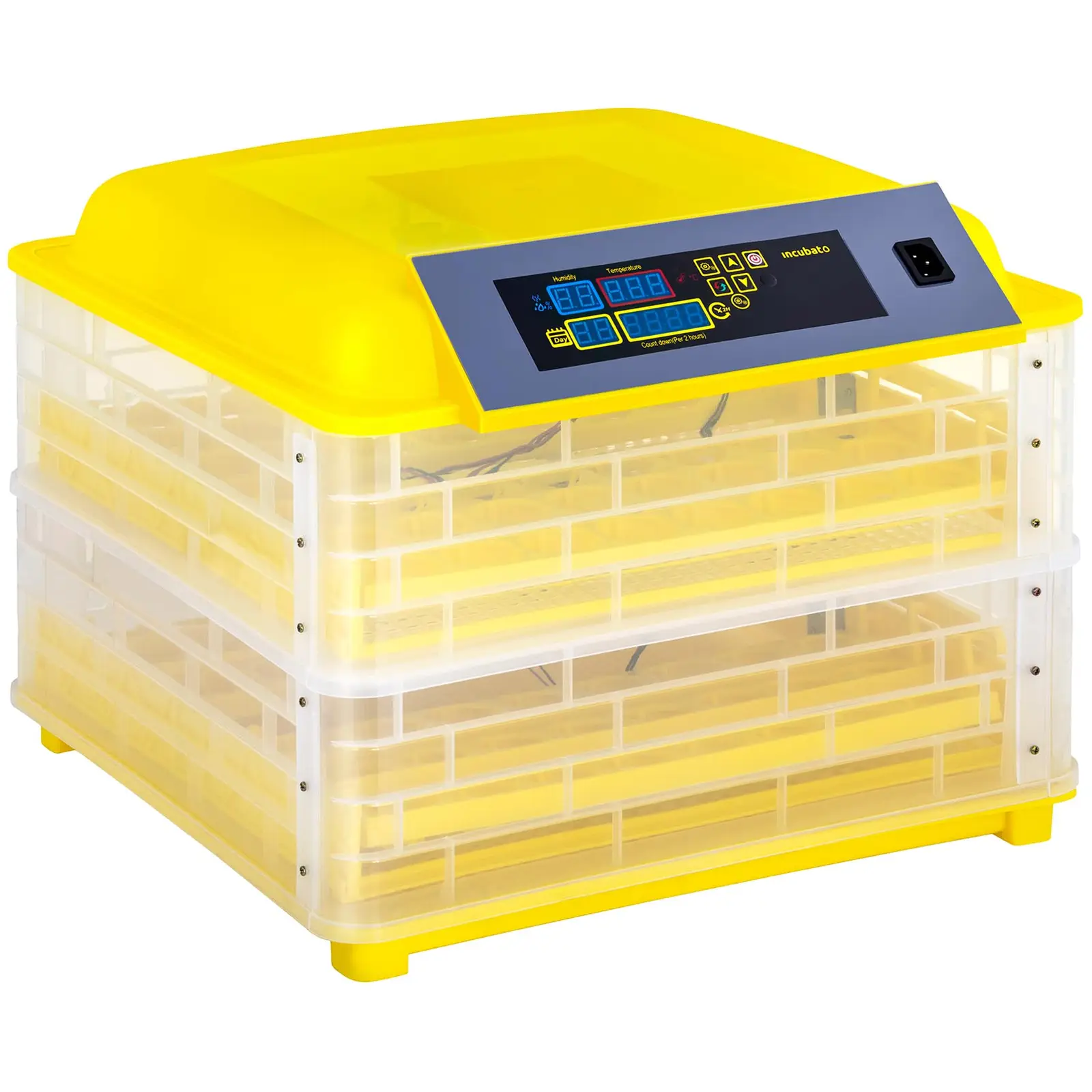 Inkubator za jaja - 96 jaja - uklj. Svijećnjak za jaja - potpuno automatski