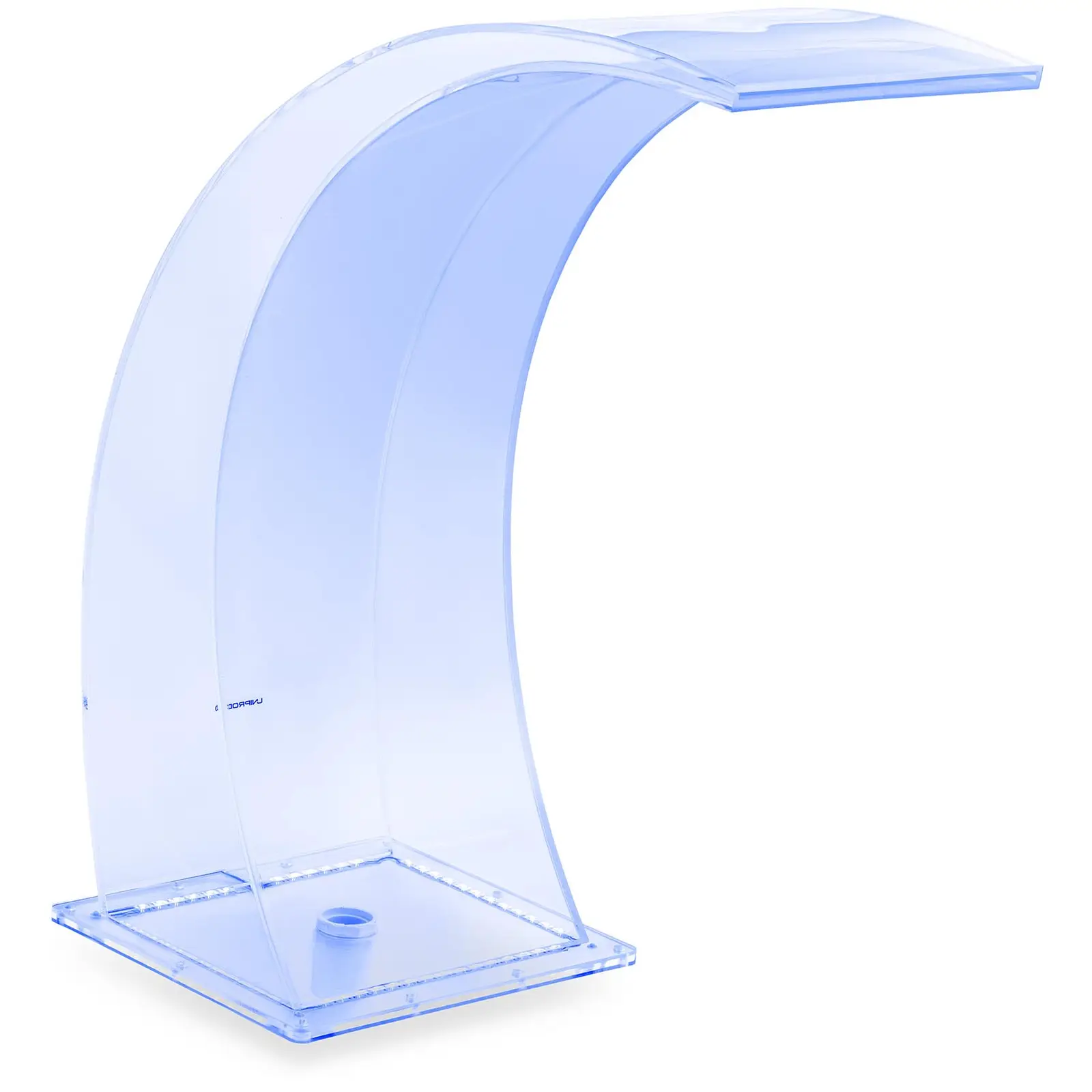 Naponski tuš-35 cm - LED rasvjeta - Plava / Bijela